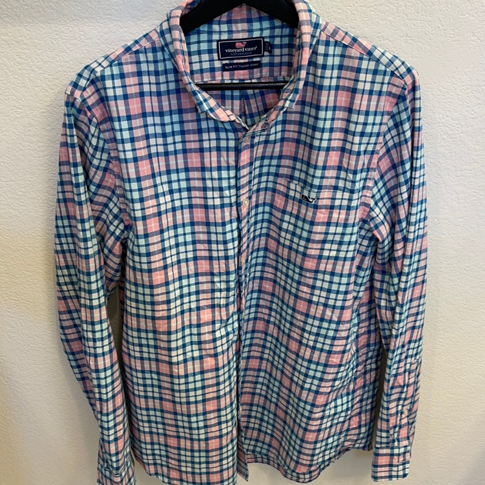 Vineyard vines slim fit performance flannel